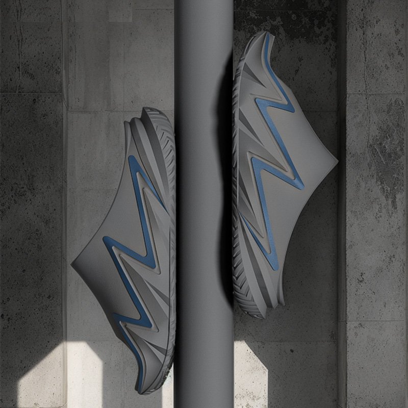 Men Pillow Soft Slides EVA Sandals Extra Thick Non-Slip Beach Spa Pool Bathroom Home Open Toe Quick Drying Shower Slippers - 图片 2