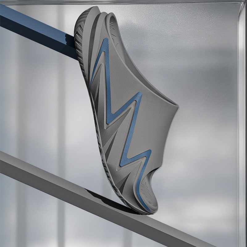 Men Pillow Soft Slides EVA Sandals Extra Thick Non-Slip Beach Spa Pool Bathroom Home Open Toe Quick Drying Shower Slippers - 图片 3